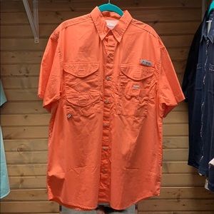 Men’s Orange short sleeve shirt